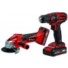 Einhell TC-TK 18 Li Kit CD+AG 1x1.5 Ah + 1x3.0 Ah Akülü Matkap + Taşlama