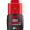 Milwaukee Akü M12B2 Redlithium-Ion 12V. 2,0Ah