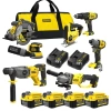 Stanley Fatmax V20 7’li Akülü El Aletleri Seti | 4 Akü + 2 Şarj Cihazı | Profesyonel Şarjlı Takım