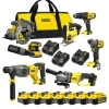 Stanley Fatmax V20 SFMCK830 18V 7’li Profesyonel Combo Set – 7 Akü + 3 Şarj + Bez Çanta