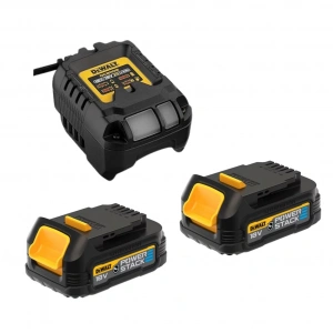 DeWalt DCB1102 Şarj Cihazı ve 2 Adet 18V 1.7Ah Powerstack Akü Seti