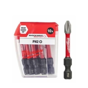 MİLWAUKEE Bits Uç Ph2 50 Mm 1 ADET Paket Shockwave