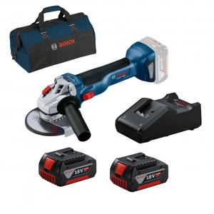 Bosch GWS 18V - 10 Professional Taşlama Makinesi (2x5.0Ah18V)-L-Box