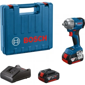 Bosch Profesyonel Gds 18V-350 4 Ah Çift Akülü Darbeli Somun Sıkma Makinesi 06019M5021