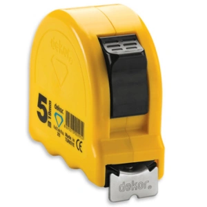 Dekor 296 25 mm 5 mt Şerit Metre (PAKET 12 Lİ)