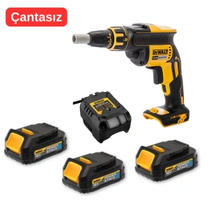 DEWALT DCF620E3T 18V XR Kömürsüz Alçıpan Vidalama 3x1.7Ah POWERSTACK