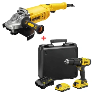 Dewalt DWE493 Büyük Taşlama Makinesi + Stanley SCD718D2K 20V Çift Akülü Darbeli Vidalama (2 x 2.0Ah 20V )