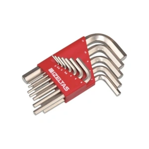 İzeltaş 4900 Allen Anahtar Takımı Altı Köşe Kısa Boy 10 Parça - 4900003110