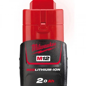 Milwaukee Akü M12B2 Redlithium-Ion 12V. 2,0Ah
