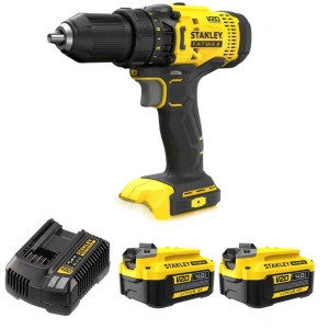 Stanley SCD700B-TR 18V V20 Kömürlü Matkap 2x4Ah