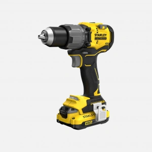 Stanley SFMCD726D2K-QW V20 18 V Çift Akülü Kömürsüz Darbeli Matkap