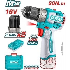 Total Tools TDLI16682 Çift Akülü 2 Ah Matkap
