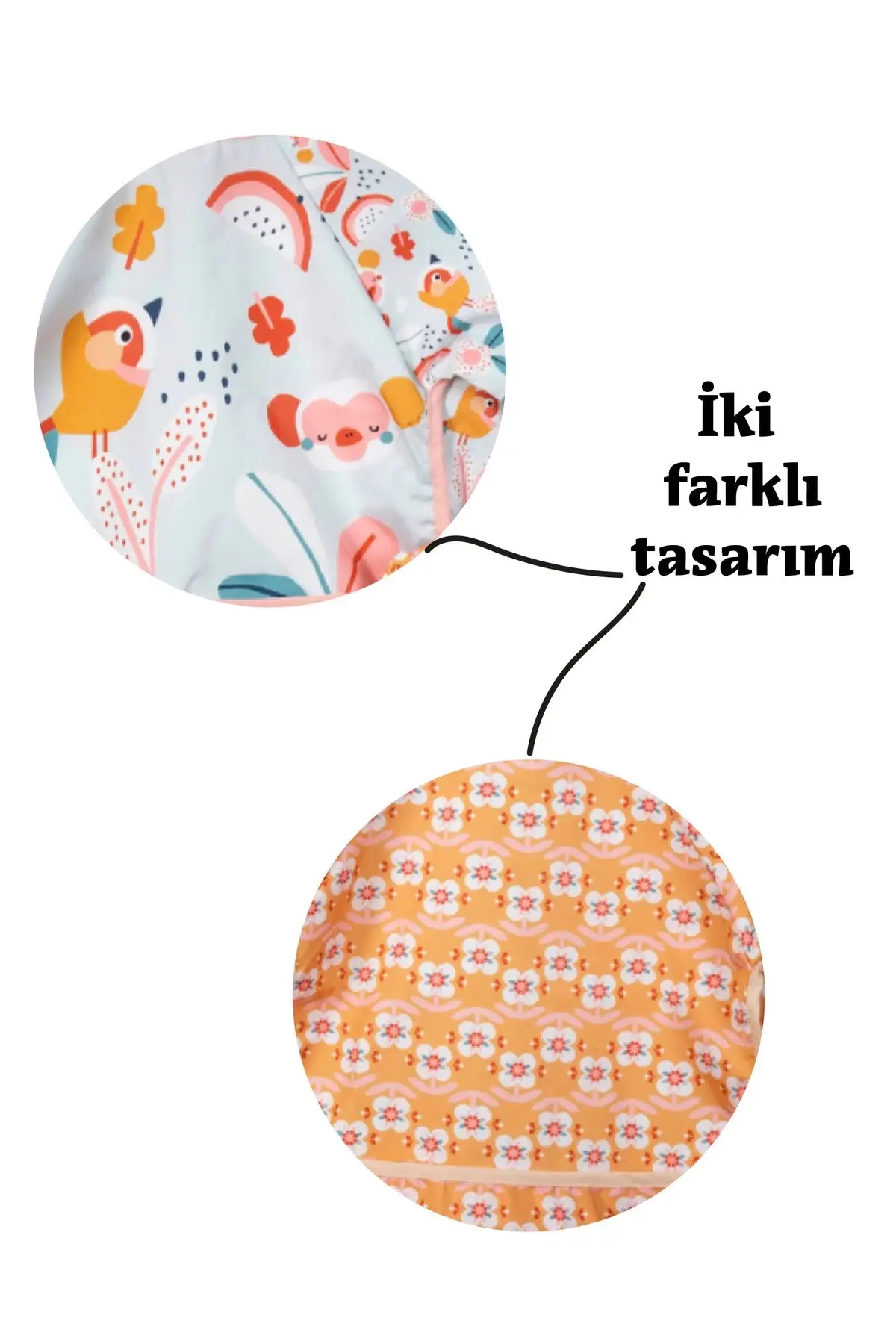 Giyilebilir Kollu Sıvı Geçirmez Mama ve Aktivite Önlüğü 6 -24 Ay - Monkey