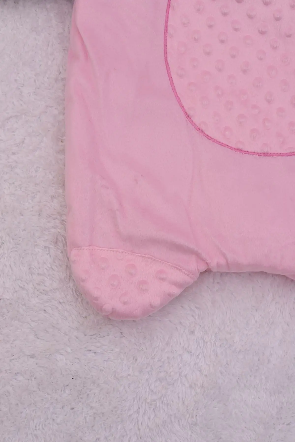 Ayıcık Nakışlı Yastıklı Bebek Alt Açma-Pembe