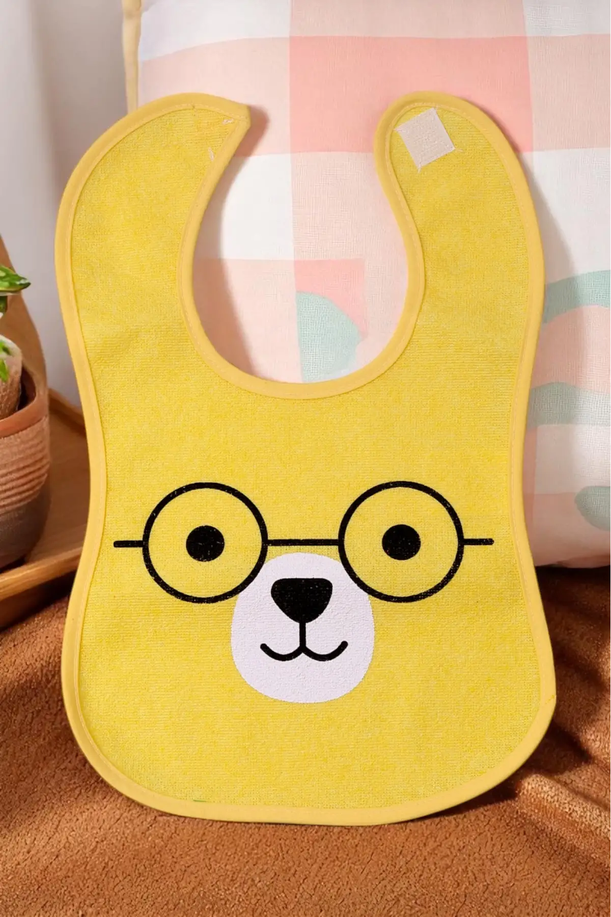 Bear Desenli 3lü Sıvı Geçirmez Bebek Mama Önlüğü 0-18 Ay