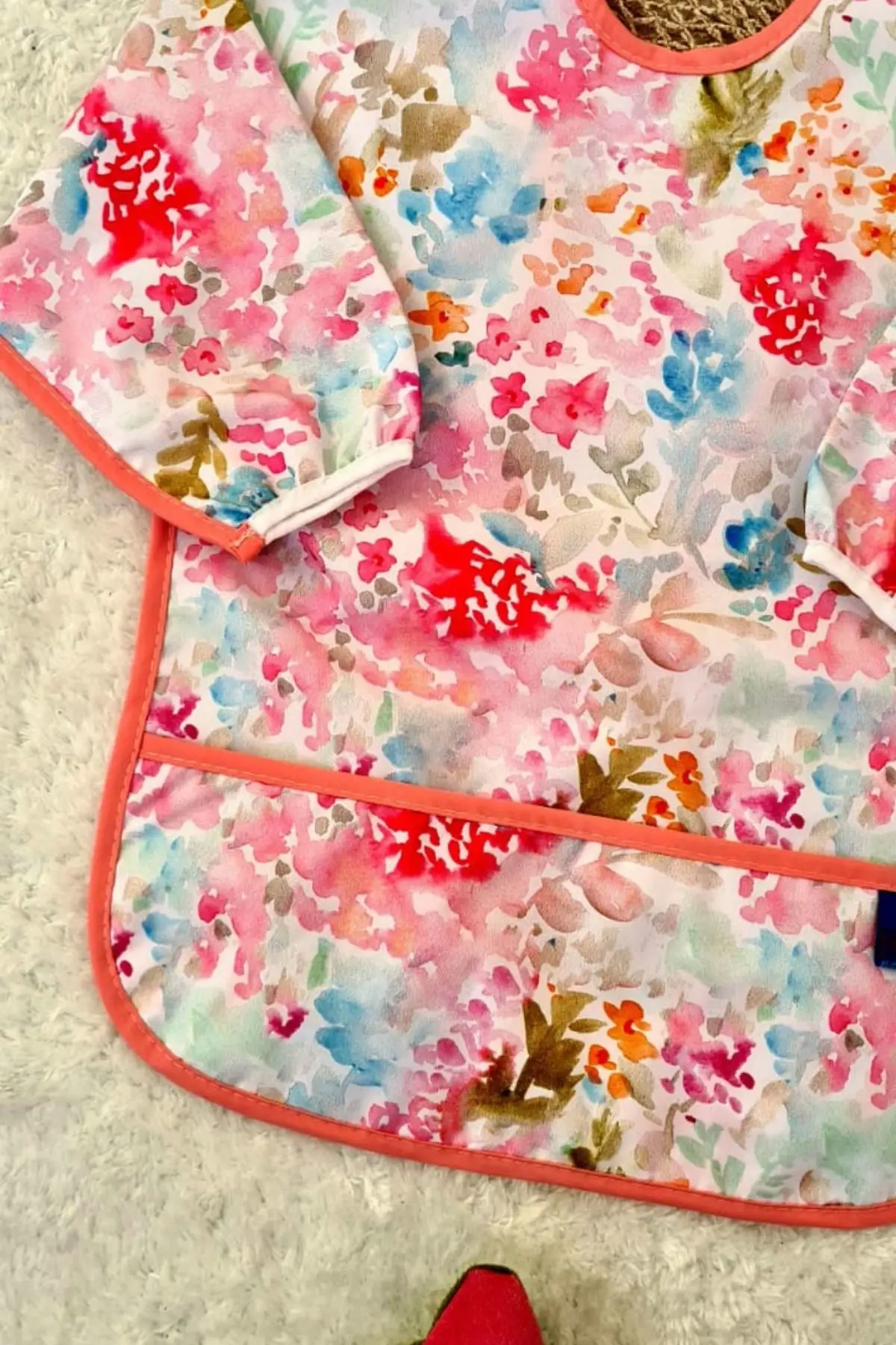 Mihra Desenli Sıvı Geçirmez Unisex Aktivite ve Mama Önlüğü 6-24 Ay