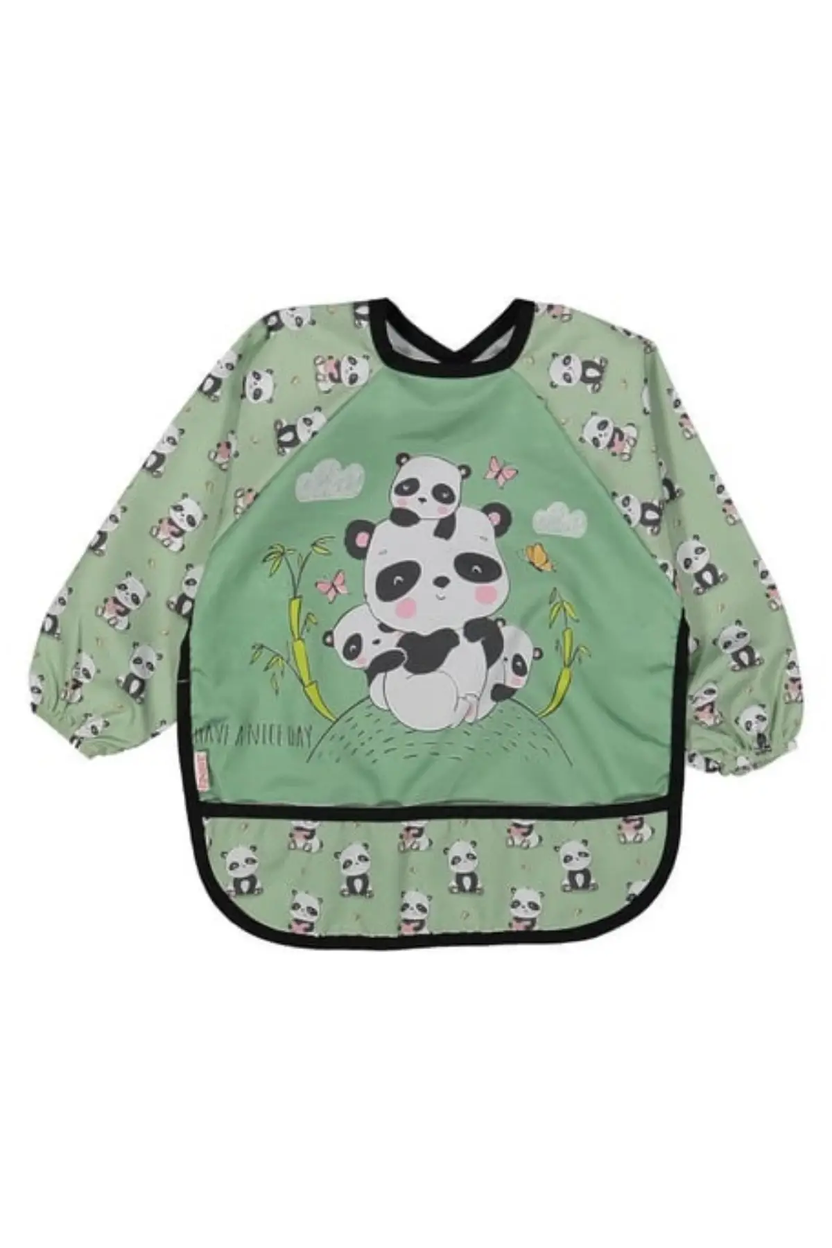 PANDA DESEN 4LÜ SET EKO SIVI GEÇİRMEZ AKTİVİTE VE MAMA ÖNLÜĞÜ KENDİ KUTUSUNDA 6-24 AY