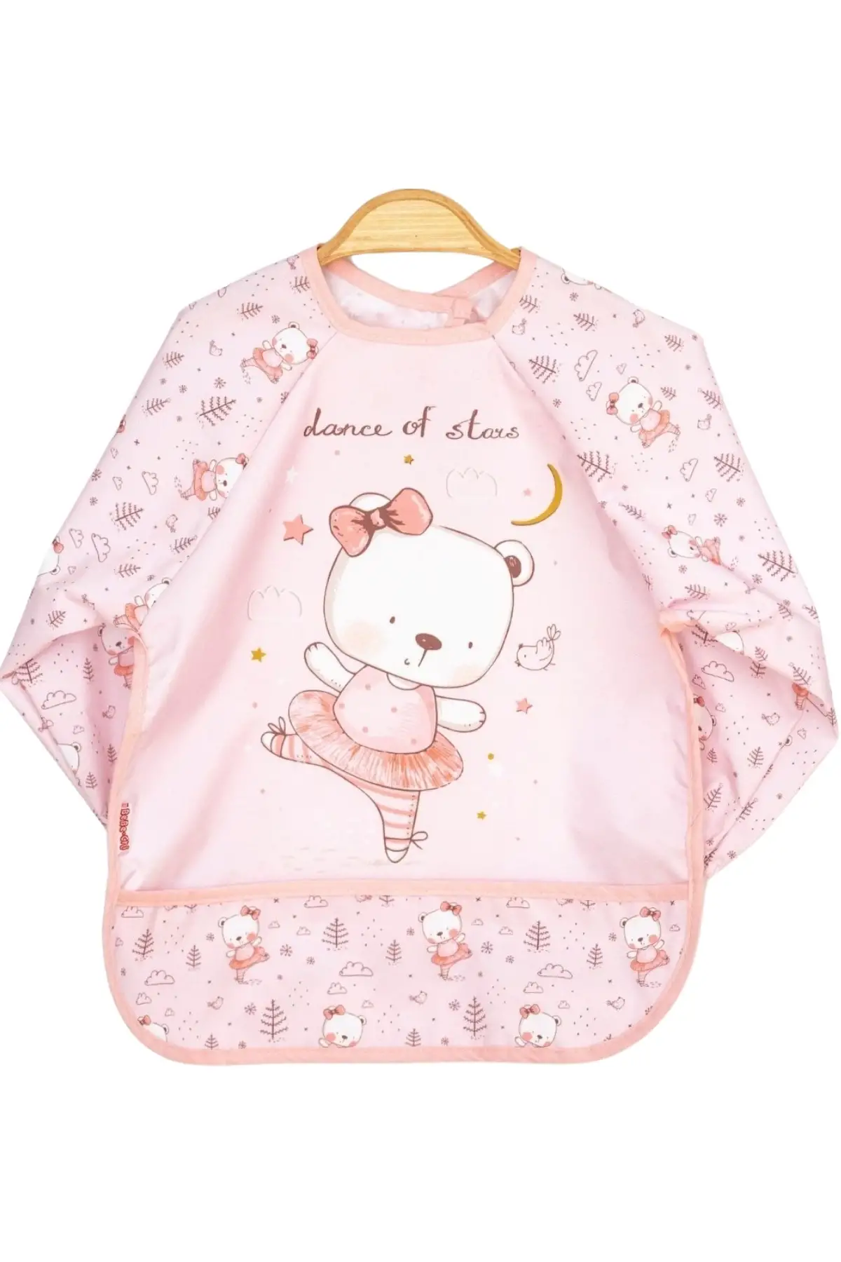 SEVİMLİ AYI DESEN 4LÜ SET EKO SIVI GEÇİRMEZ AKTİVİTE VE MAMA ÖNLÜĞÜ KENDİ KUTUSUNDA 6-24 AY