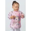 Giyilebilir Kollu Sıvı Geçirmez Mama ve Aktivite Önlüğü 6-24 Ay - Kuğu-Unicorn
