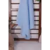 Biyeli Erkek Bebek Nohut Battaniye 75*75 Cm - Mavi