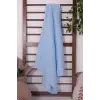 Biyeli Erkek Bebek Nohut Battaniye 75*75 Cm - Mavi