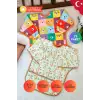 COLOUR ve FOREST Desenli 2li Paket Sıvı Geçirmez Unisex Aktivite ve Mama Önlüğü 6-24 Ay
