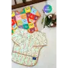 COLOUR ve FOREST Desenli 2li Paket Sıvı Geçirmez Unisex Aktivite ve Mama Önlüğü 6-24 Ay