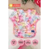 Ebru Desenli Sıvı Geçirmez Unisex Aktivite ve Mama Önlüğü 6-24 Ay