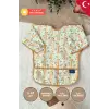 Forest Desenli Sıvı Geçirmez Unisex Aktivite Ve Mama Önlüğü 6-24 Ay