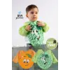 Giyilebilir Kollu Bebek Mama Önlüğü 2 Adet