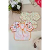 GRAFFE ve FOREST Desenli 2li Paket Sıvı Geçirmez Unisex Aktivite ve Mama Önlüğü 6-24 Ay