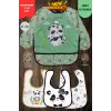 PANDA DESEN 4LÜ SET EKO SIVI GEÇİRMEZ AKTİVİTE VE MAMA ÖNLÜĞÜ KENDİ KUTUSUNDA 6-24 AY