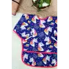 Unicorn Desenli Sıvı Geçirmez Unisex Aktivite ve Mama Önlüğü 6-24 Ay