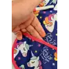 Unicorn Desenli Sıvı Geçirmez Unisex Aktivite ve Mama Önlüğü 6-24 Ay