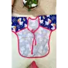 Unicorn Desenli Sıvı Geçirmez Unisex Aktivite ve Mama Önlüğü 6-24 Ay