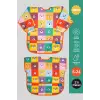 Colour Desenli 2li Sıvı Geçirmez Mama ve Aktivite Önlüğü 6-24 Ay