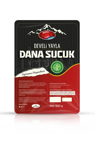 500 gram Az Acılı Dana Parmak Kayseri Sucuğu