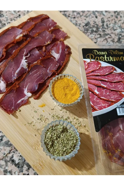 1 Kg Dana Sırt Çemenli Kayseri Pastırması