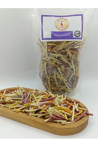 Ev Yapımı Sebzeli Erişte 350g