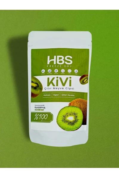 Freeze Dry Kivi - Katkı ve Şeker İlavesiz Meyve Cipsi