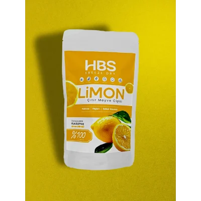 Freeze Dry Limon – Katkı ve Şeker İlavesiz Meyve Cipsi