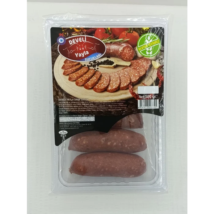 1 Kg Glutensiz Özel Dana Parmak Sucuk