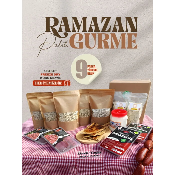 Develi Ramazan Gurme Paketi - 9 Parça Yöresel Set