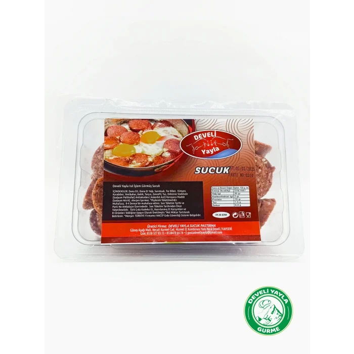 200 gram Az Acılı Dilimli Dana Sucuk