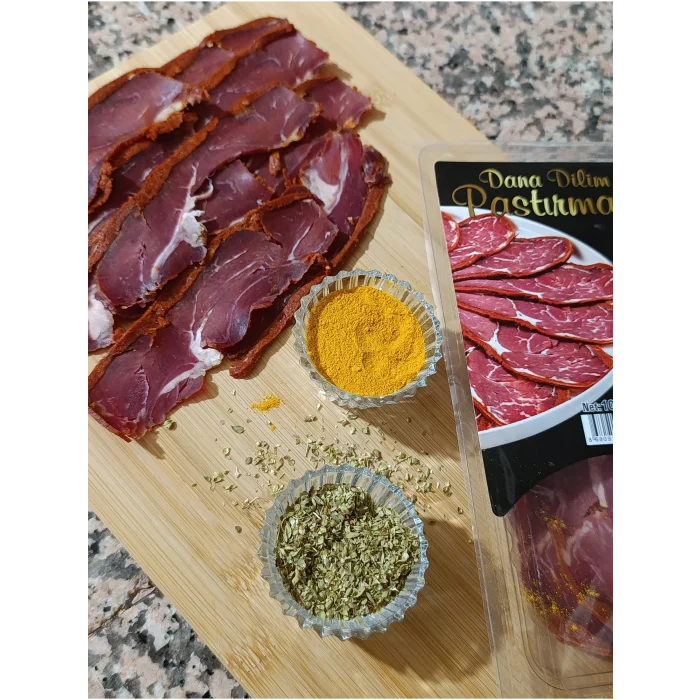 1 Kg Dana Sırt Çemenli Kayseri Pastırması