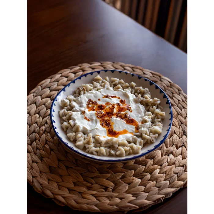 Elde Sıkılmış Geleneksel Kayseri Etli Mantı 1 Kg