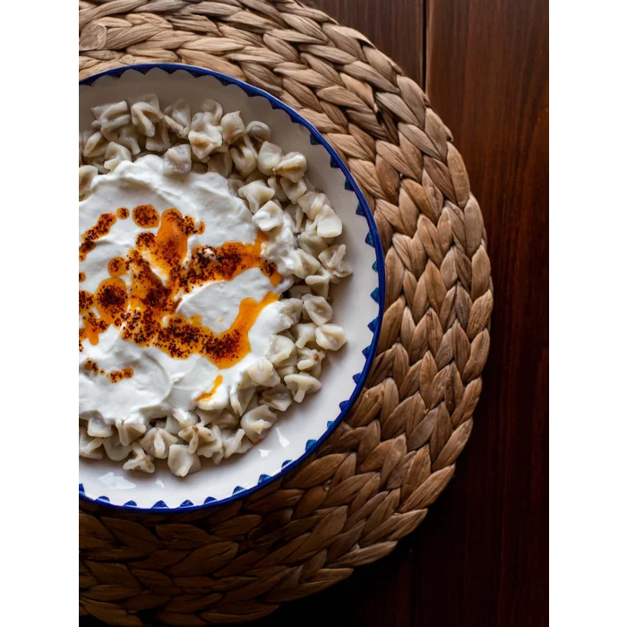 Elde Sıkılmış Geleneksel Kayseri Etli Mantı 3 Kg