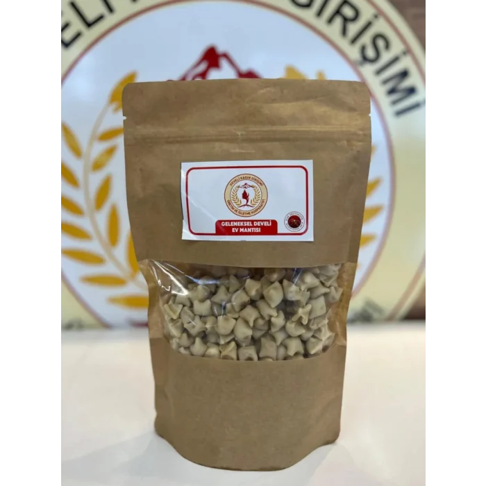 Elde Sıkılmış Geleneksel Kayseri Etli Mantı 3 Kg
