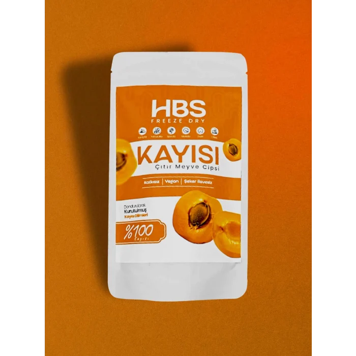 Freeze Dry Kayısı – Katkı ve Şeker İlavesiz Meyve Cipsi