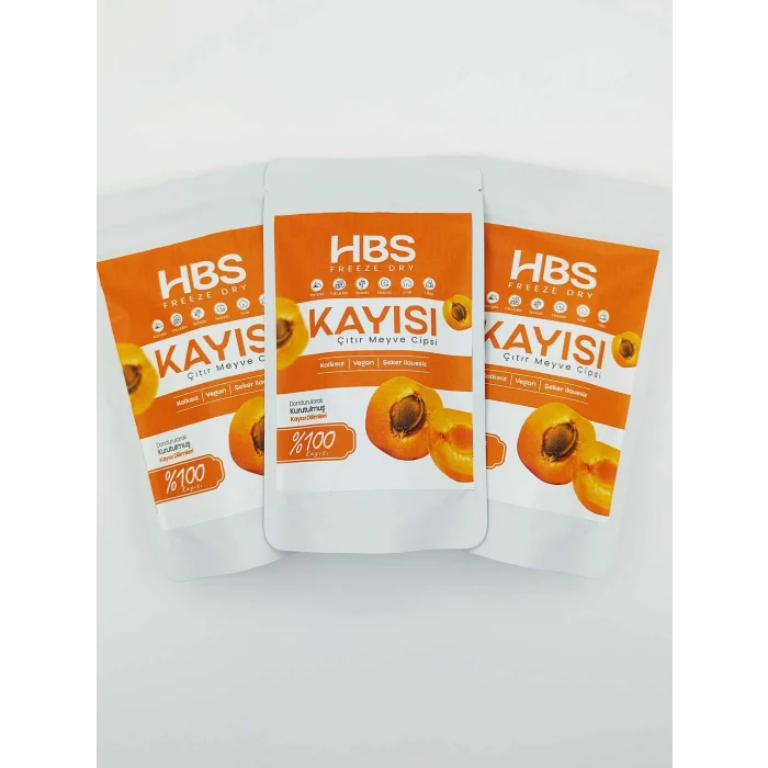 Freeze Dry Kayısı – Katkı ve Şeker İlavesiz Meyve Cipsi